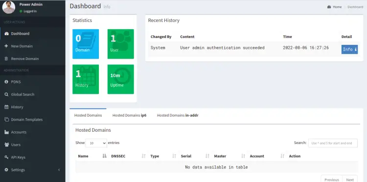 Dashboard