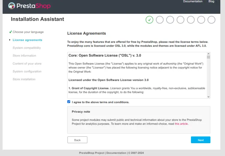 license agreement