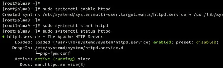 verify httpd