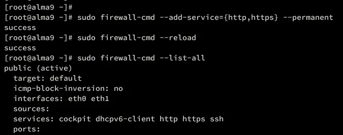 setup firewalld