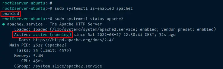 check apache