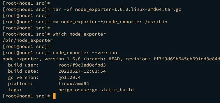 installing node exporter
