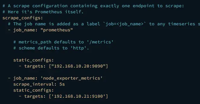 adding node exporter to prometheus