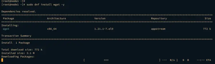 installing wget