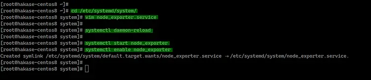 Start node_exporter