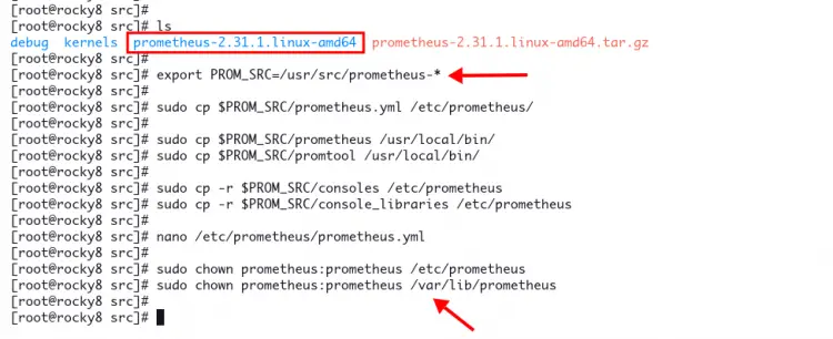 Configure Prometheus