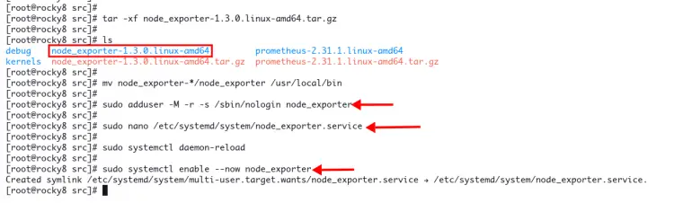 Configure Node Exporter