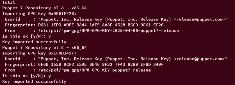 import gpg key