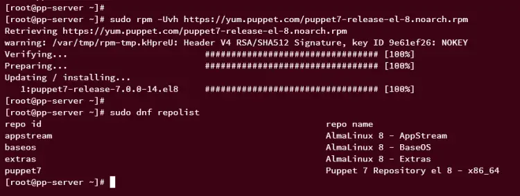 adding puppet repository