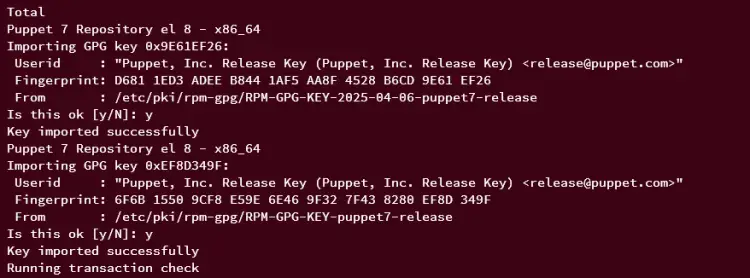 import gpg key