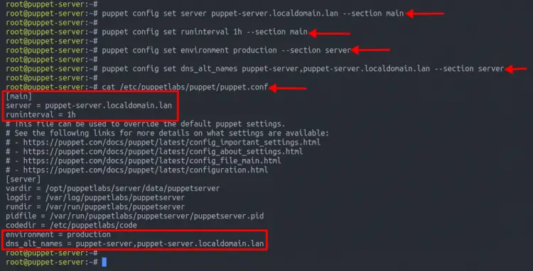 Setup Puppet Server