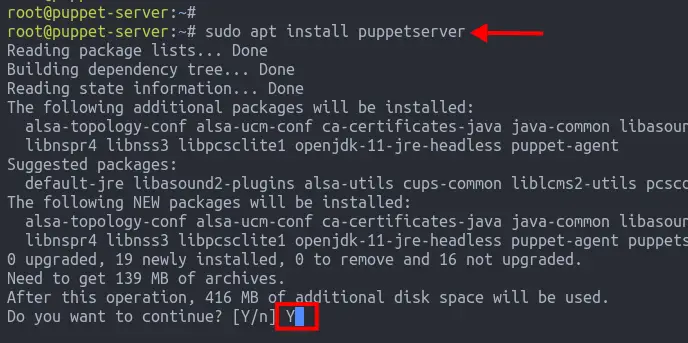 Install Puppet Server