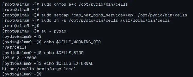 check env