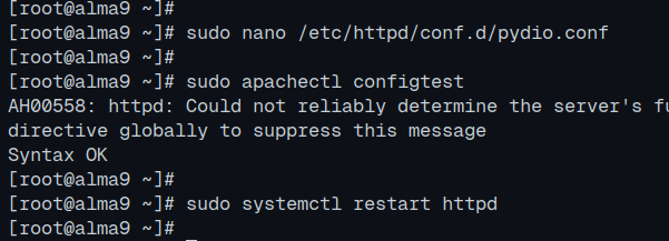 setup httpd