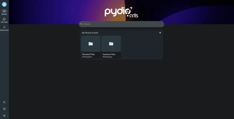 pydio dashboard