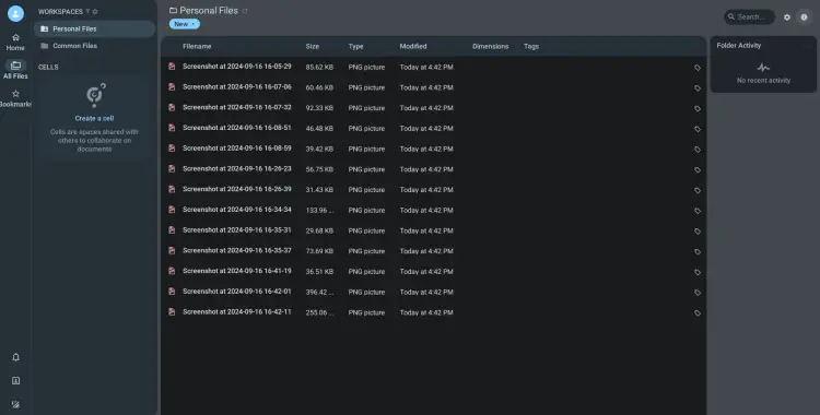 pydio upload files