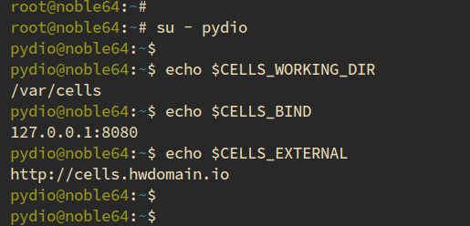 check env