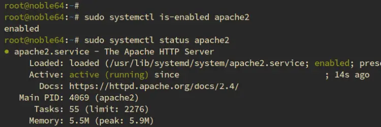 check apache