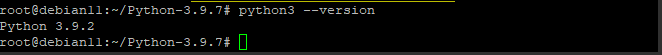 python3 --version