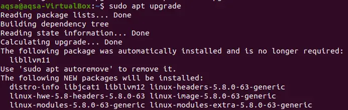 Install new system packages