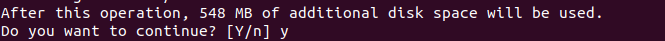 Confirm installation