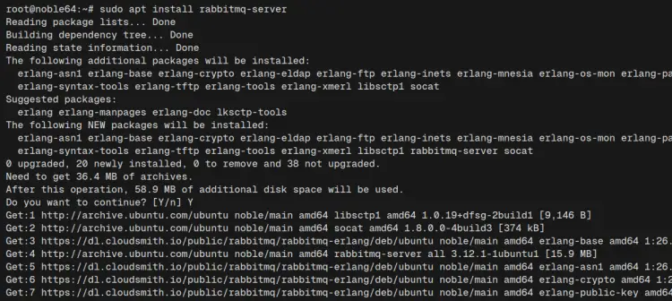 install rabbitmq