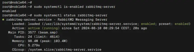 check service status