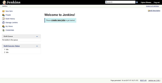 Jenkins Dashboard