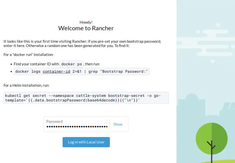 login rancher