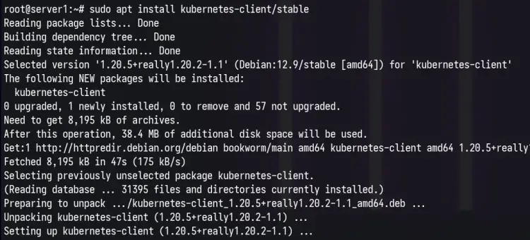 install kubectl