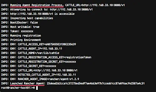 Create new container agent