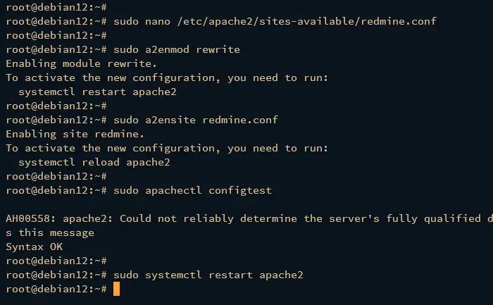 setup vhost