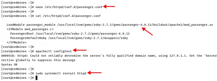 Setup apache for phusion passenger