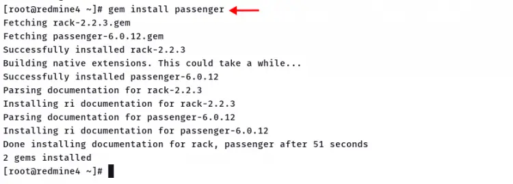 Installing Passenger Rocky Linux