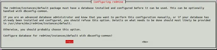 Configuring Redmine