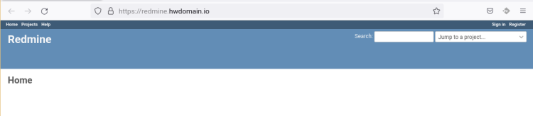 homepage redmine