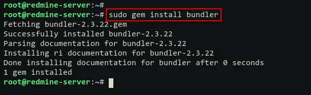 install bundler