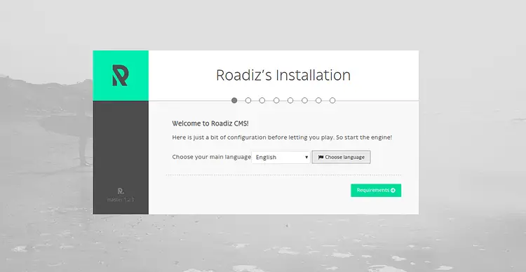 Roadiz installation
