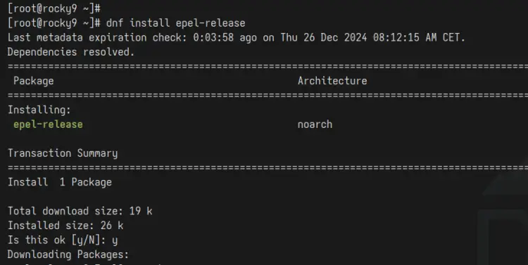add epel-release