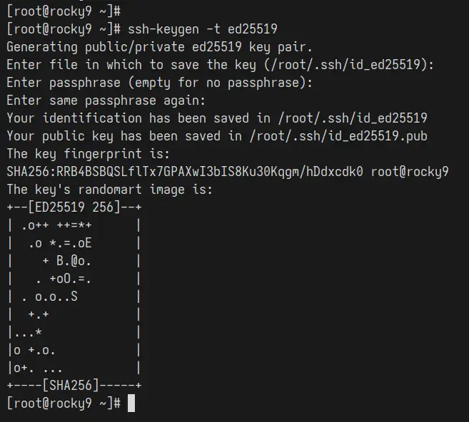 generate key