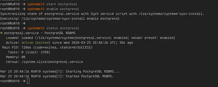 Install and Configure PostgreSQL