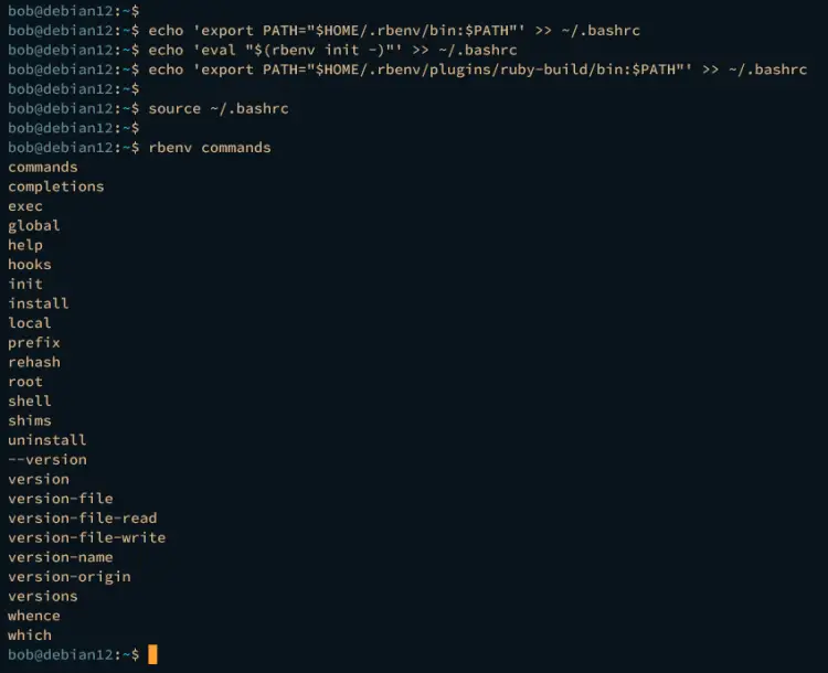 install rbenv
