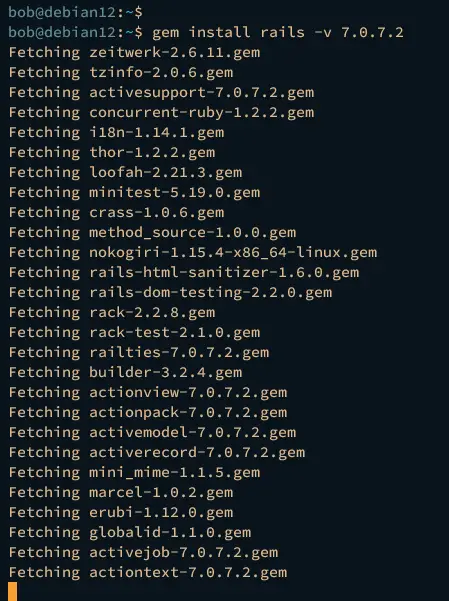 install rails 7.0