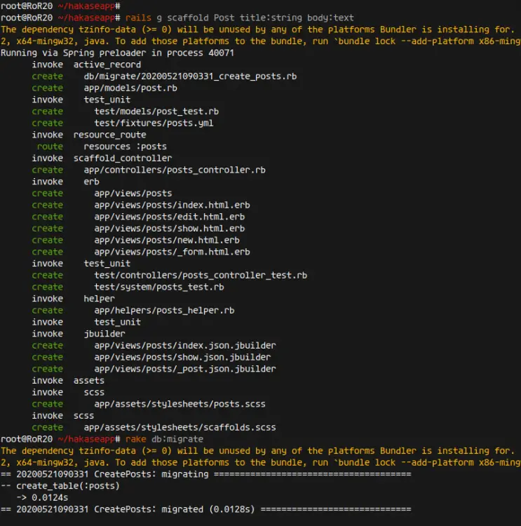 Create Simple CRUD with Rails Scaffold