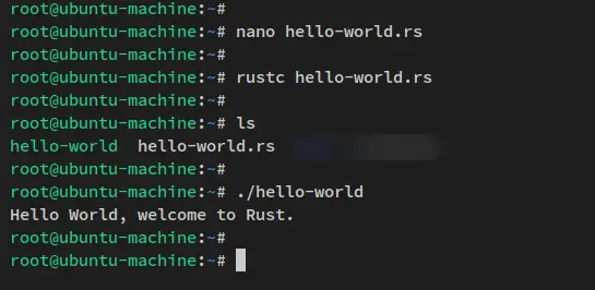 create first hello-world