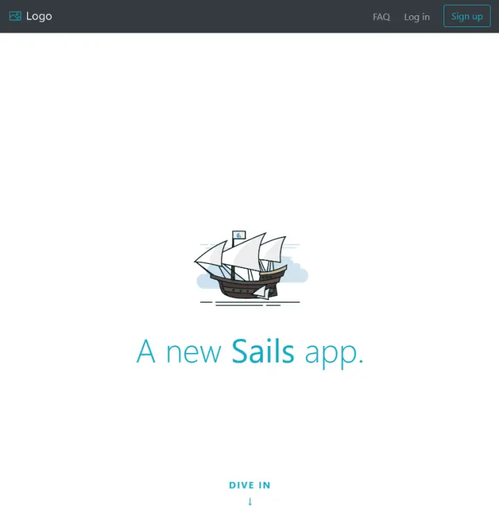Sails.js Demo App Page