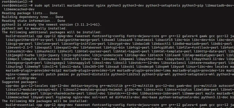 install dependencies
