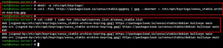 add sensu repository