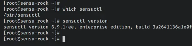 verify sensuctl
