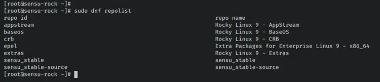 list repos